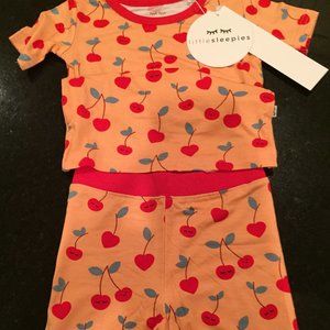 NWT 5/6 Little Sleepies Cherry